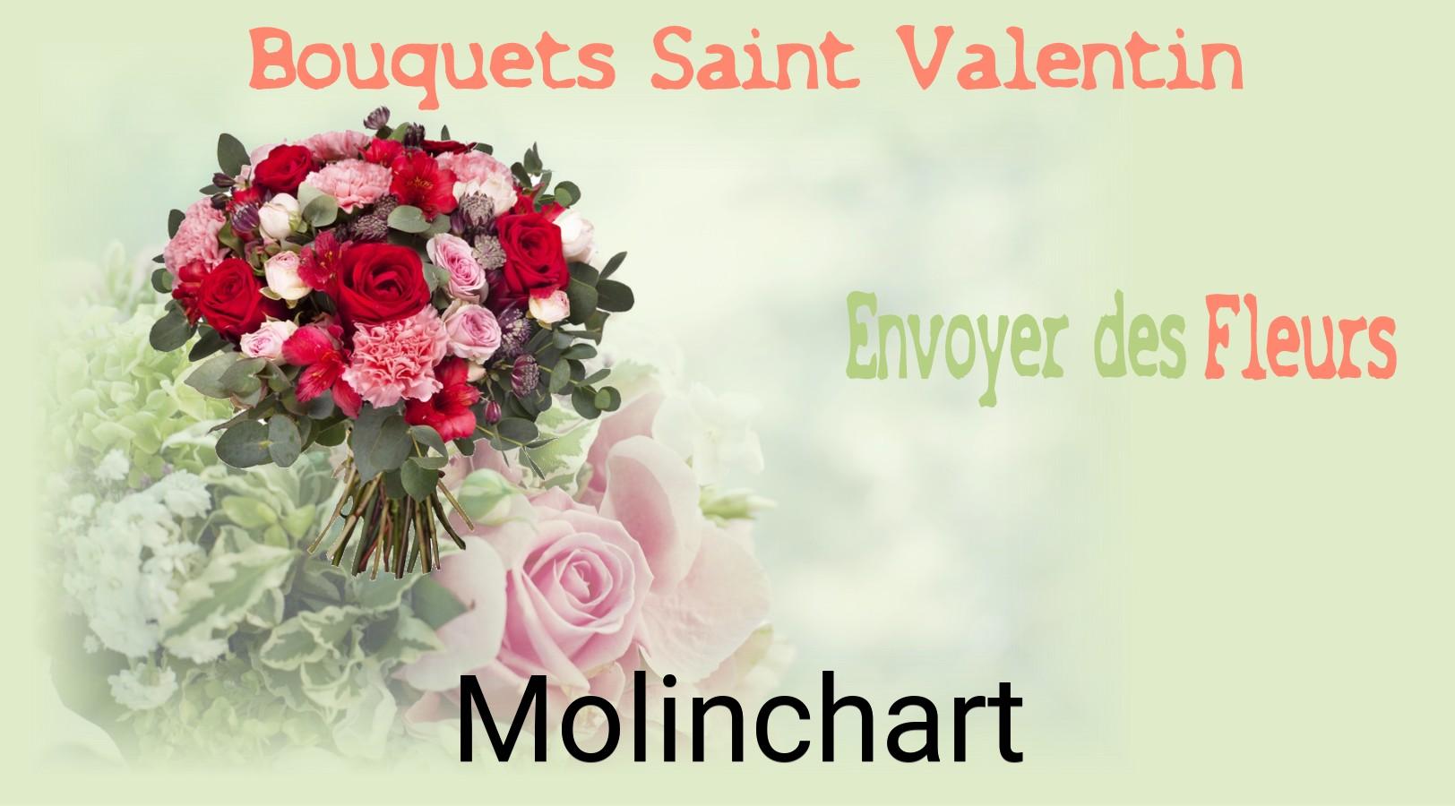 Roses de Saint-Valentin livrées à Molinchart